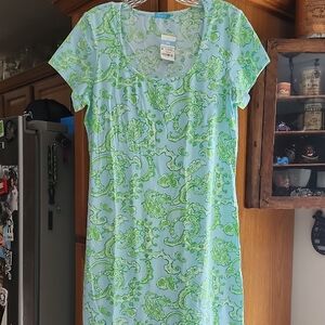 NWT J. McLaughlin Banyan Cap Sleeve Dress Mid Seaside Paisley Medium1
